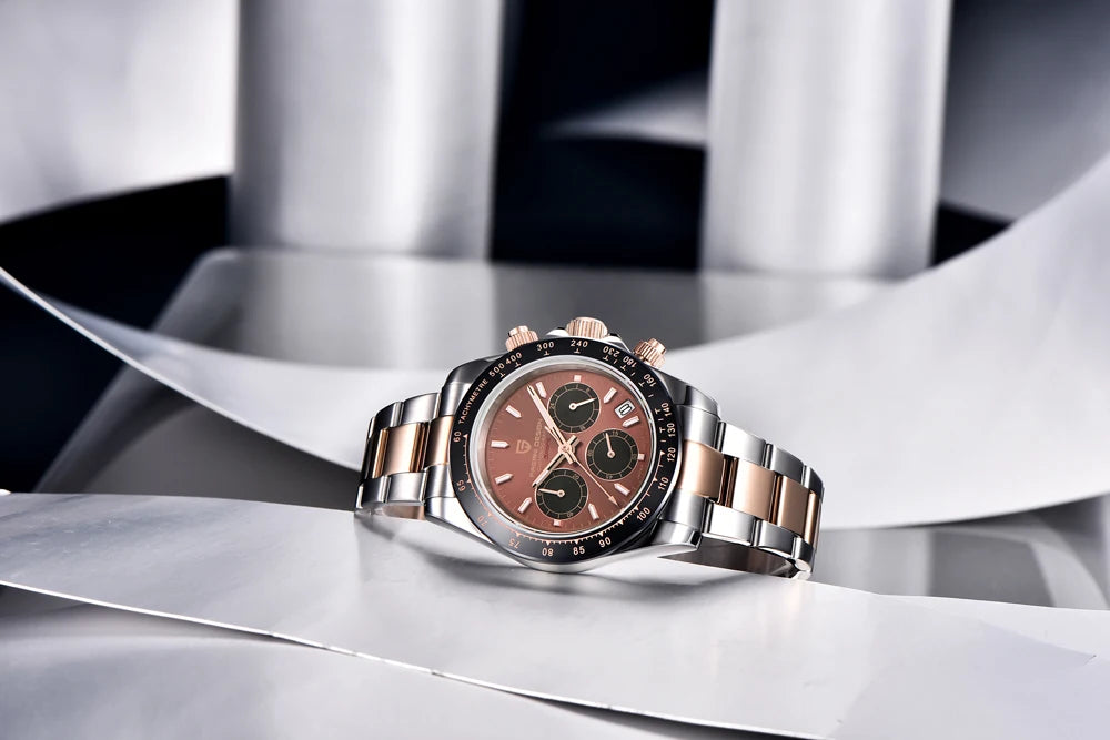 PAGANI DESIGN Reloj Hombre Quartz Chronograph Watch For Men