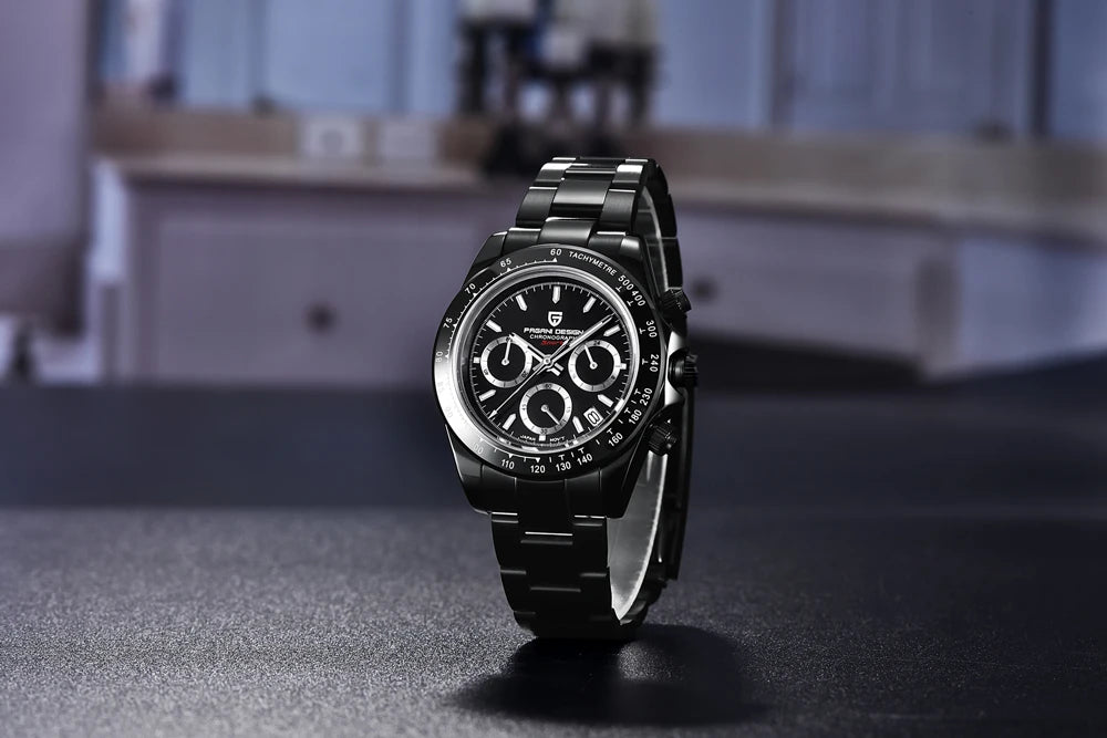 PAGANI DESIGN Reloj Hombre Quartz Chronograph Watch For Men