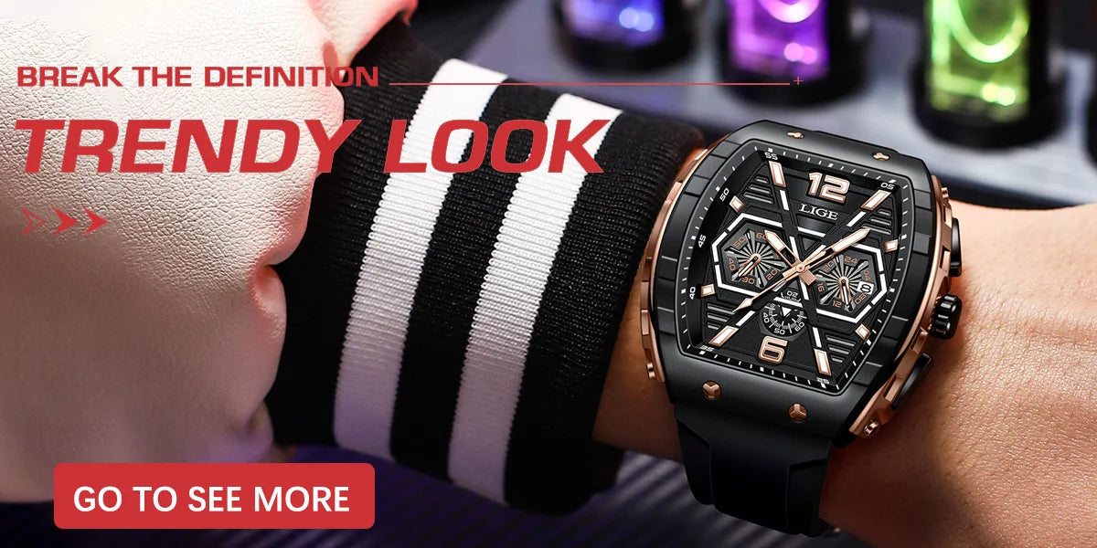 Montre Homme Waterproof Quartz Chronograph Wristwatch
