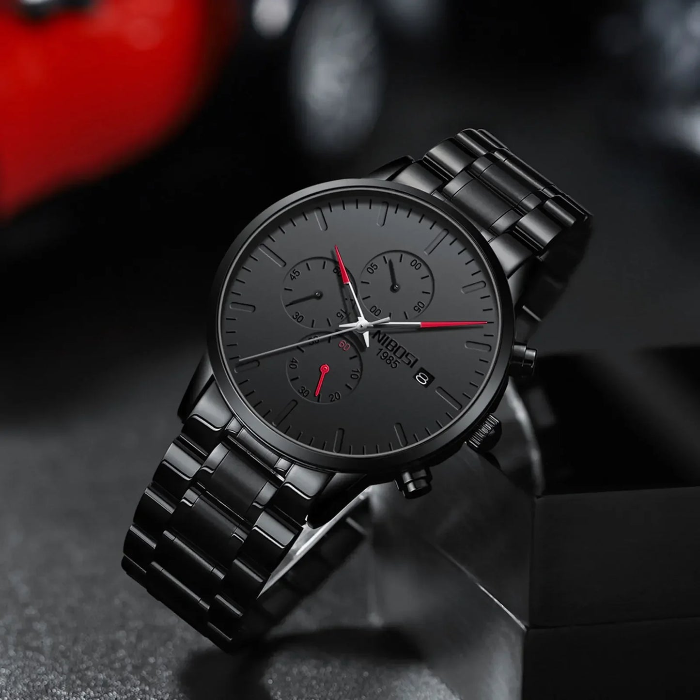 NIBOSI Relogio Masculino Waterproof Chronograph Wrist Watch