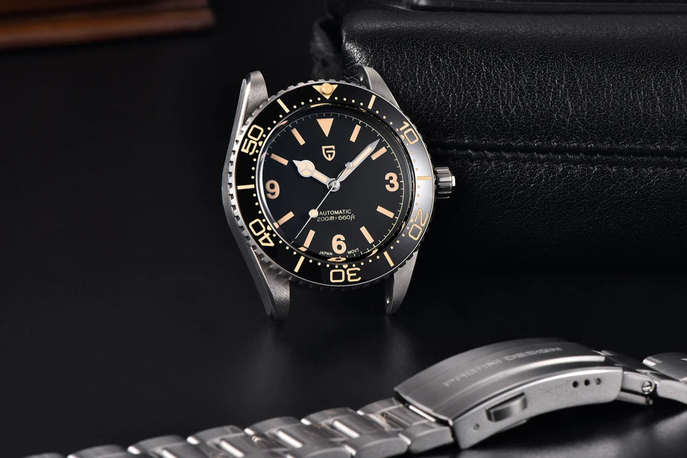 PAGANI DESIGN NH35 Mechanical Ceramic Bezel Wrist Watch