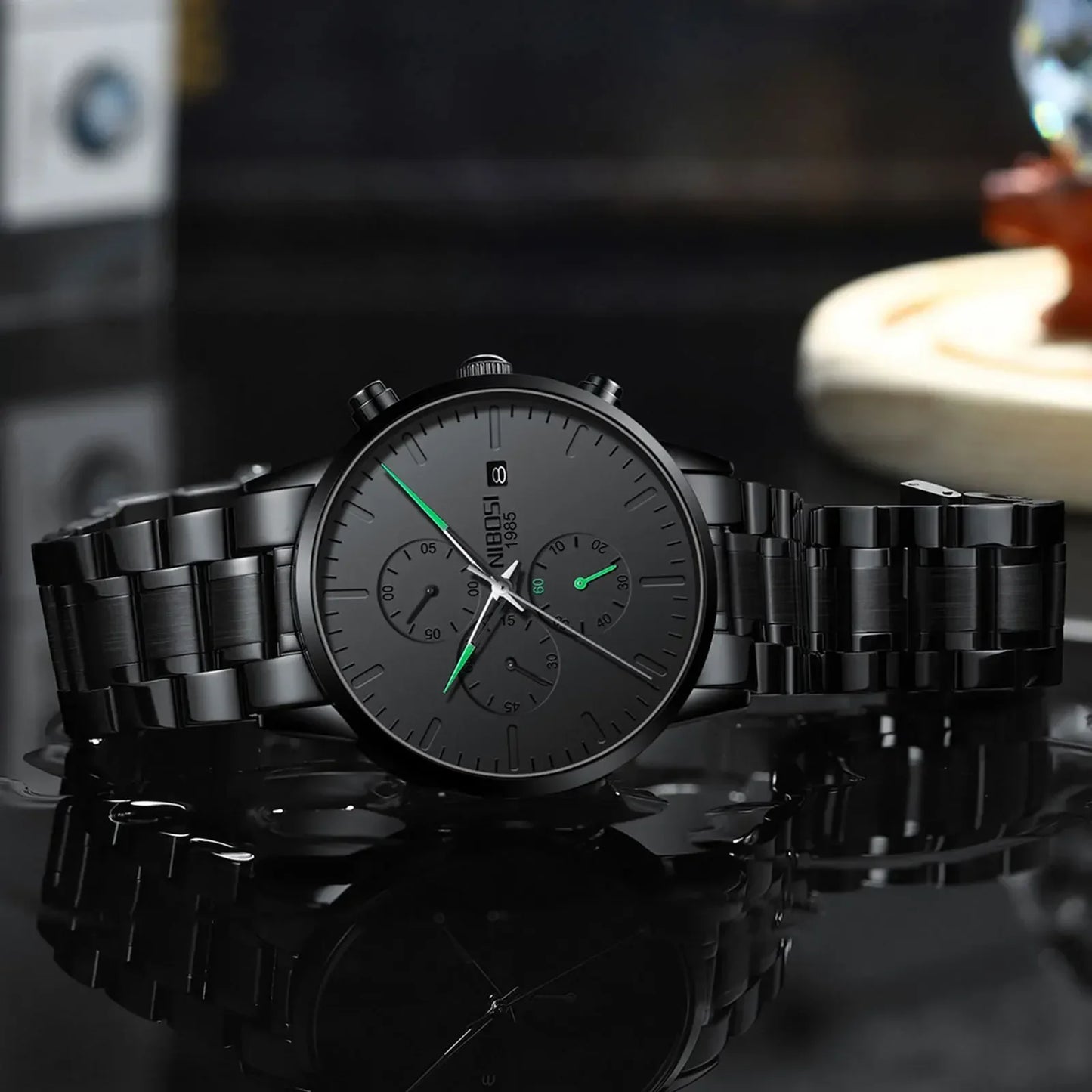 NIBOSI Relogio Masculino Waterproof Chronograph Wrist Watch