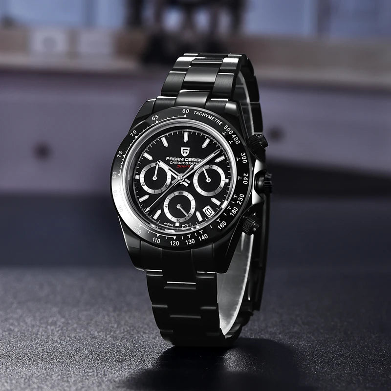 PAGANI DESIGN Reloj Hombre Quartz Chronograph Watch For Men
