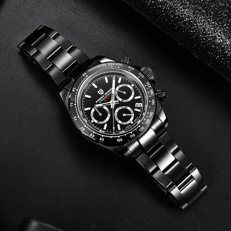 PAGANI DESIGN Reloj Hombre Quartz Chronograph Watch For Men