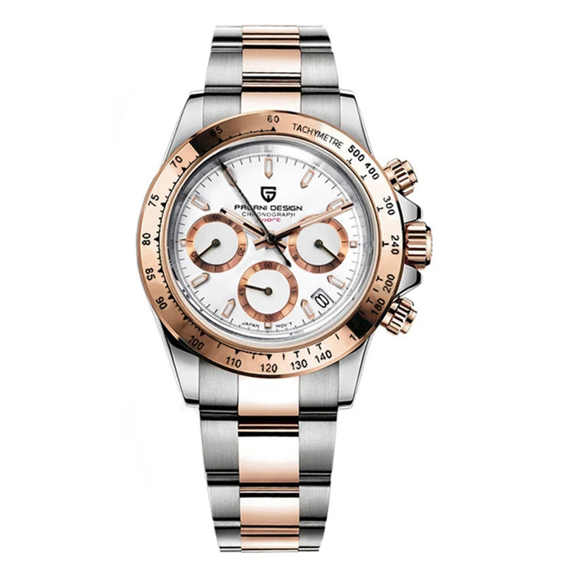 PAGANI DESIGN Reloj Hombre Quartz Chronograph Watch For Men