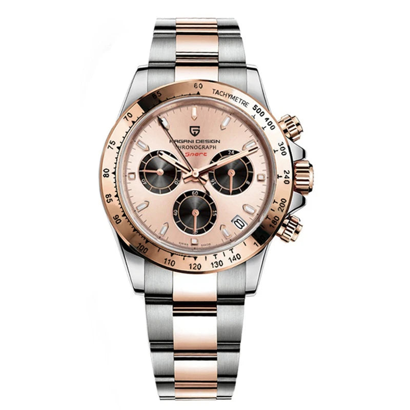 PAGANI DESIGN Reloj Hombre Quartz Chronograph Watch For Men
