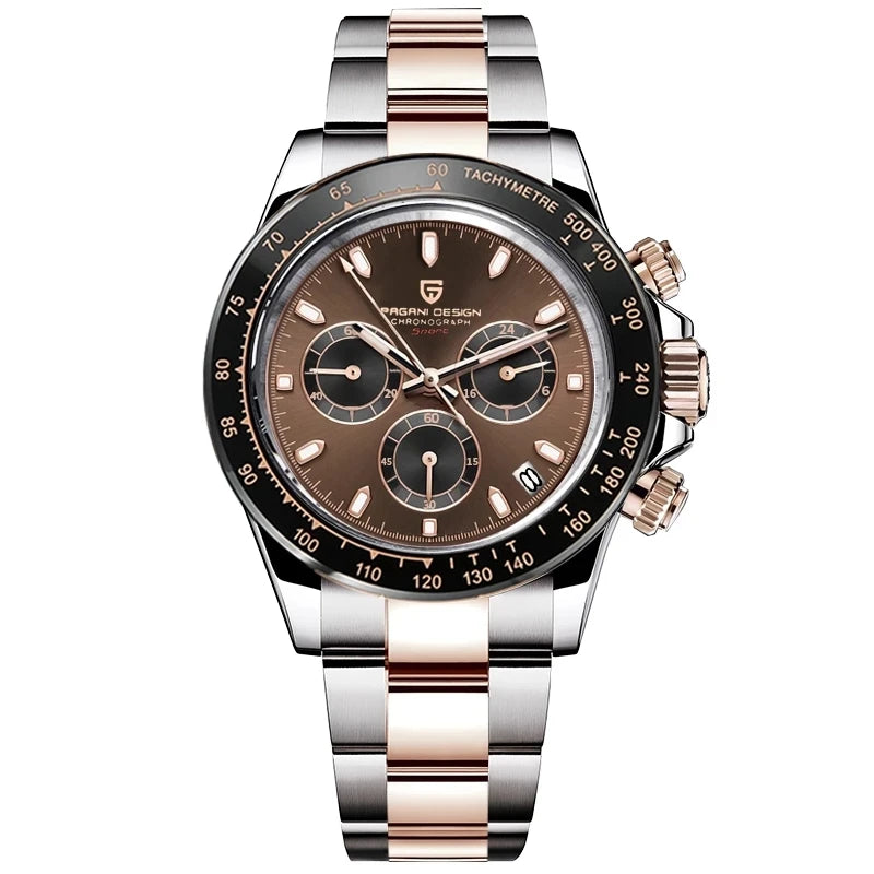 PAGANI DESIGN Reloj Hombre Quartz Chronograph Watch For Men