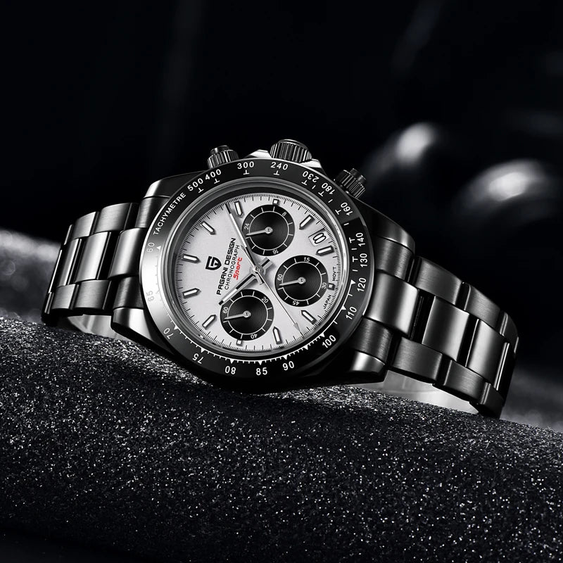 PAGANI DESIGN Reloj Hombre Quartz Chronograph Watch For Men