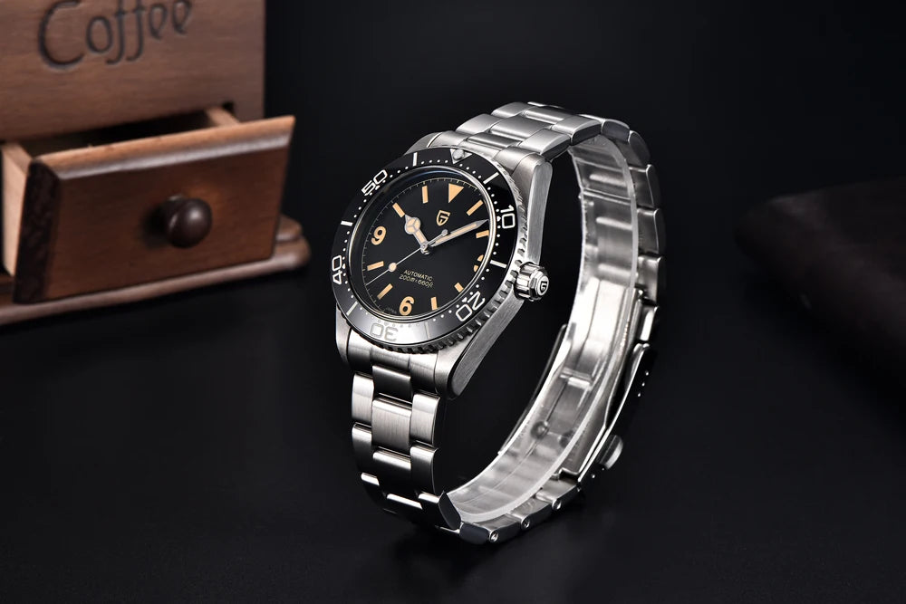 PAGANI DESIGN NH35 Mechanical Ceramic Bezel Wrist Watch