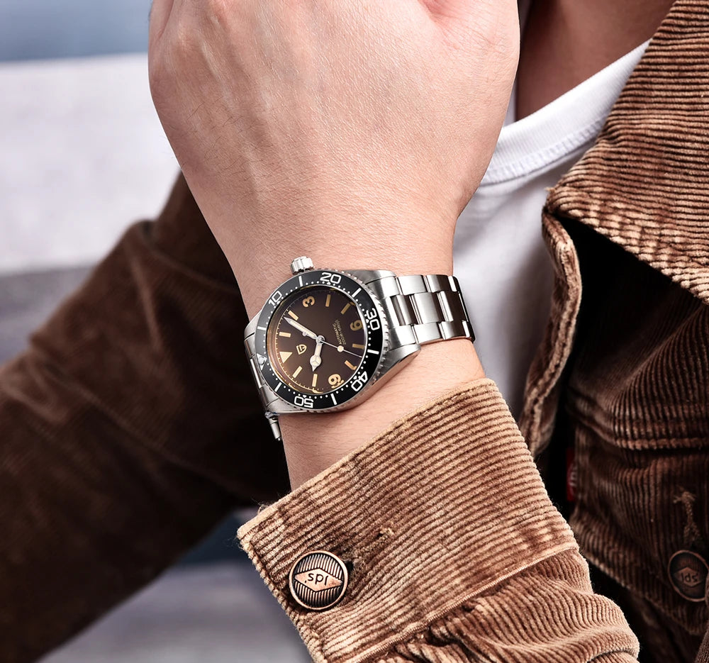 PAGANI DESIGN NH35 Mechanical Ceramic Bezel Wrist Watch
