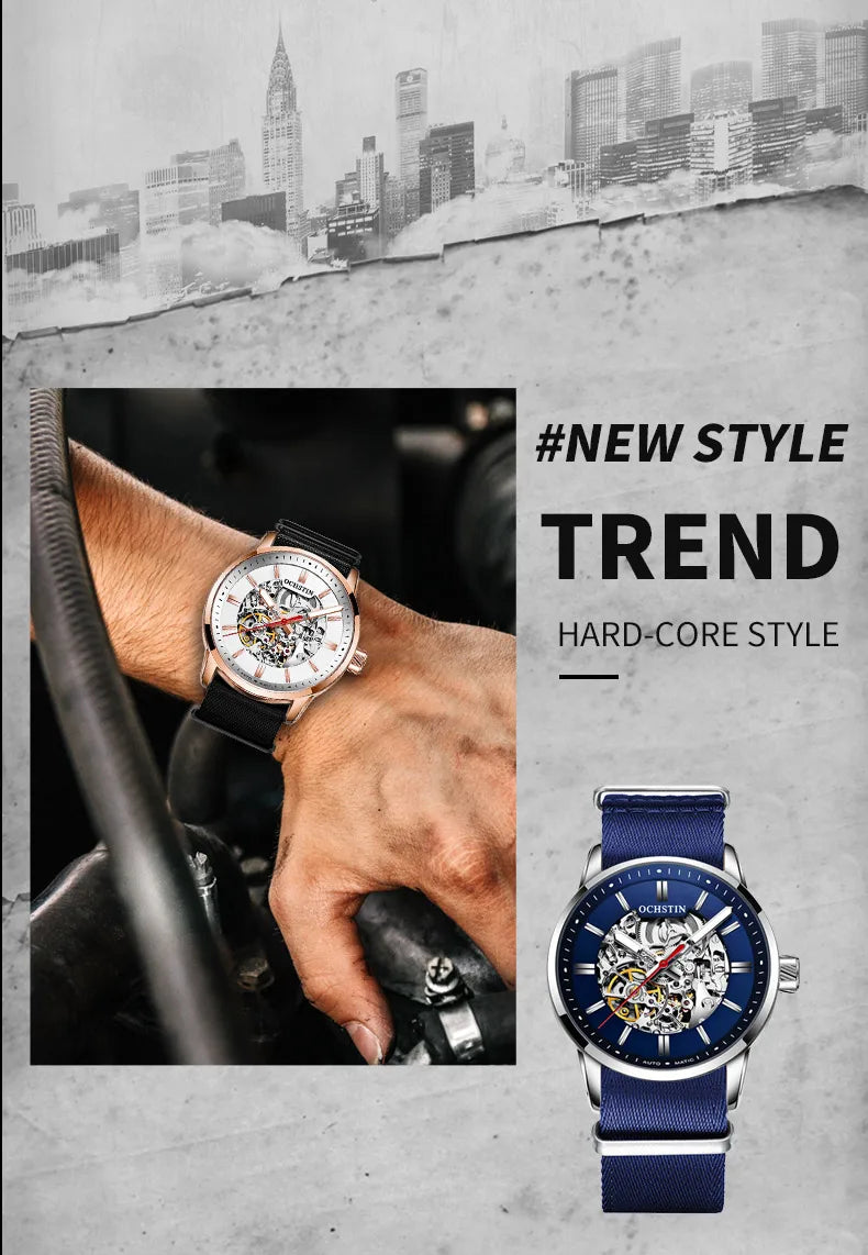 OCHSTIN Waterproof Mechanical Luxury Watch for Men