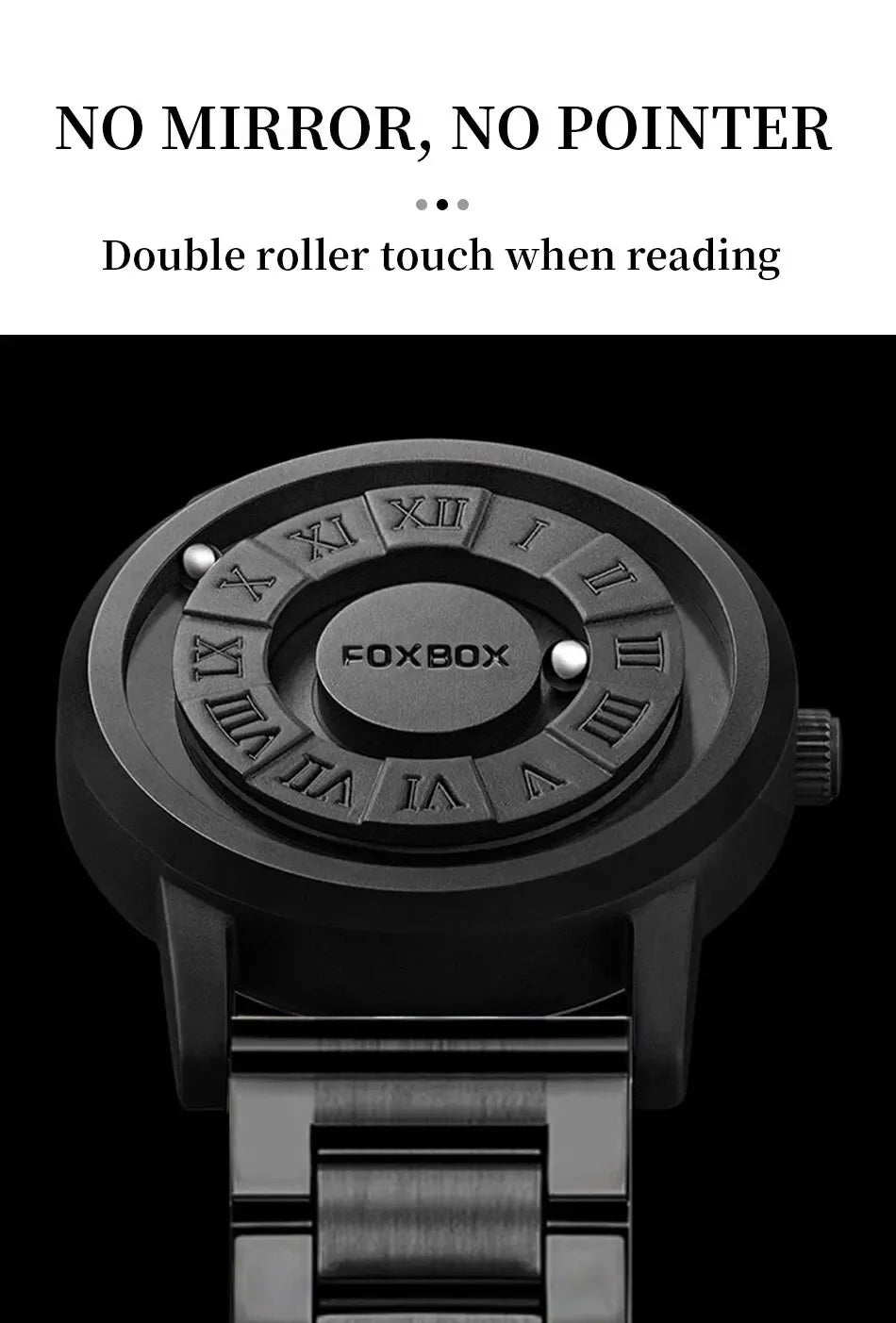 FOXBOX Relogio Masculino Genuine Leather Men's Watch