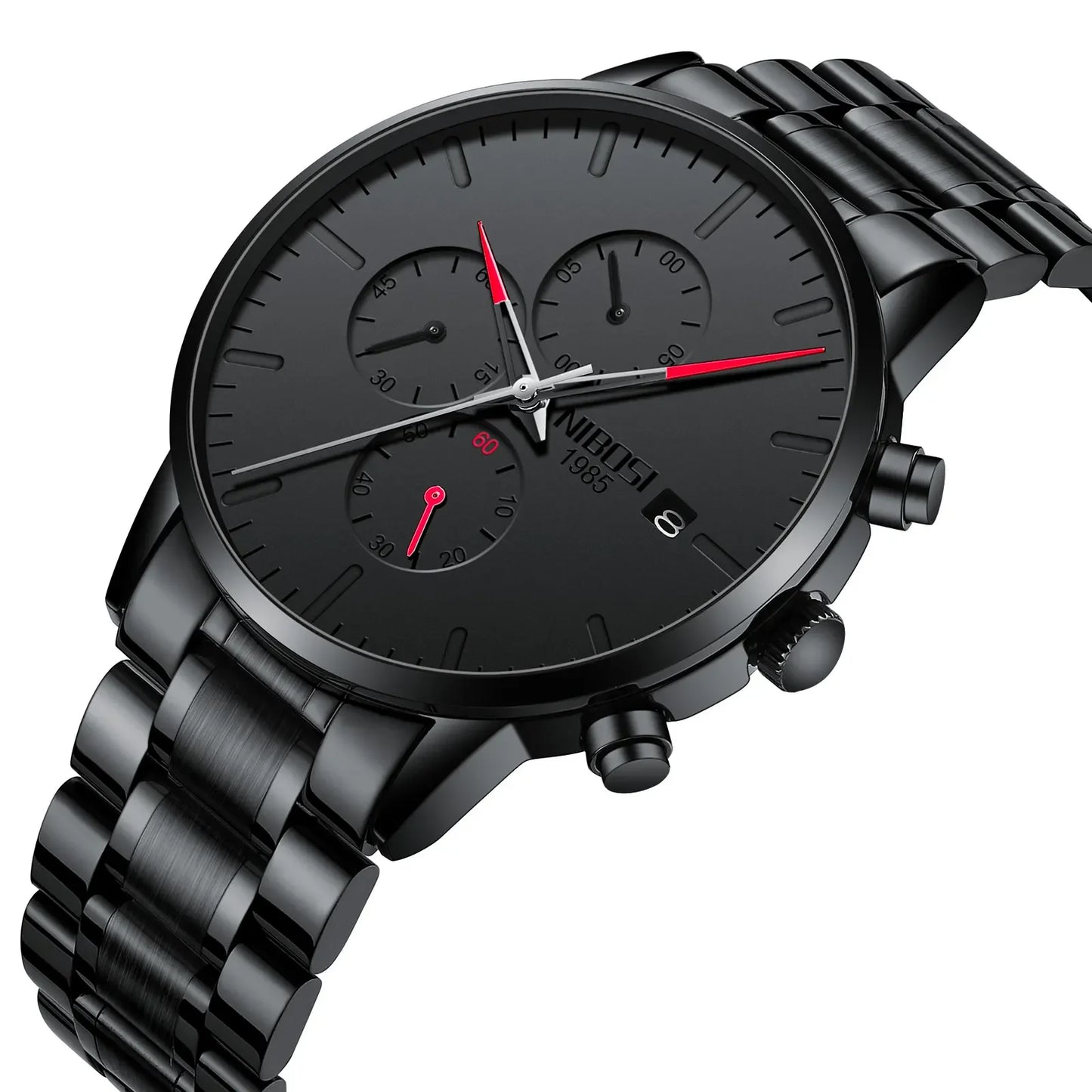 NIBOSI Relogio Masculino Waterproof Chronograph Wrist Watch