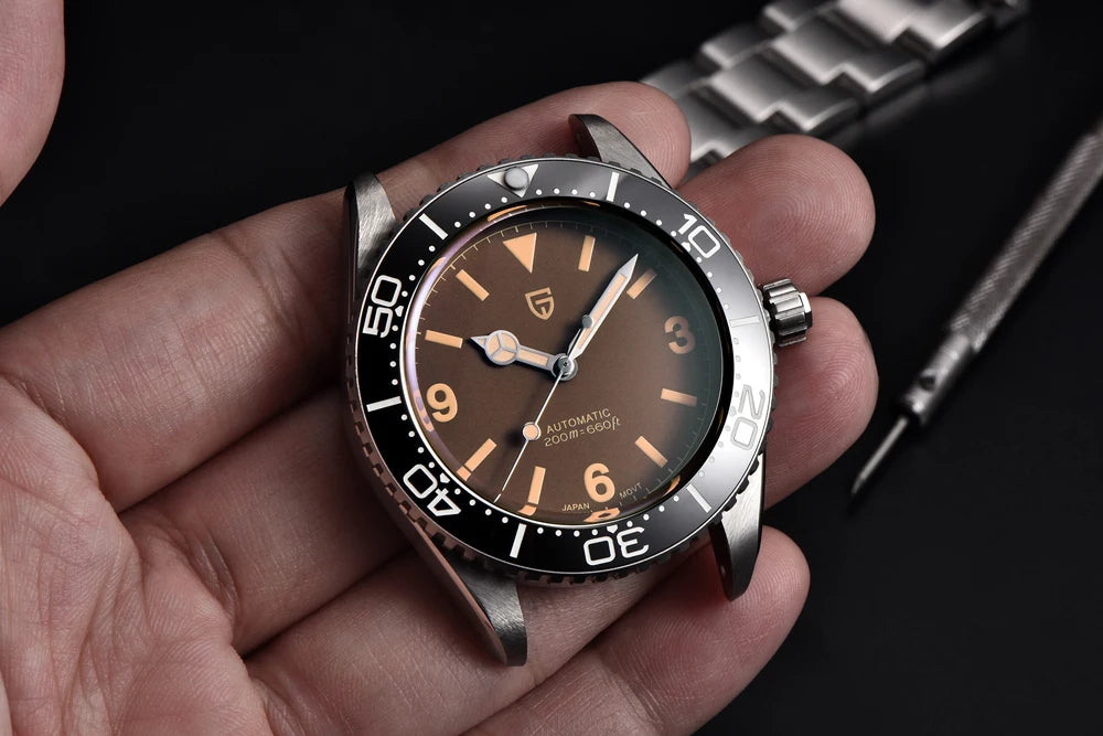 PAGANI DESIGN NH35 Mechanical Ceramic Bezel Wrist Watch