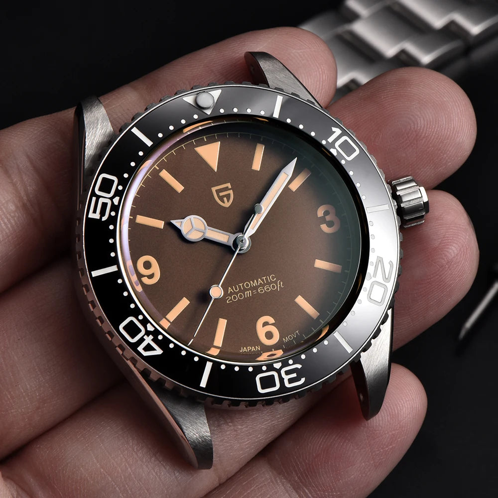 PAGANI DESIGN NH35 Mechanical Ceramic Bezel Wrist Watch