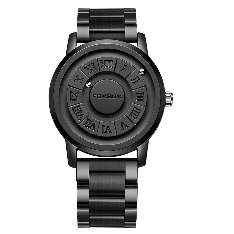 FOXBOX Relogio Masculino Genuine Leather Men's Watch