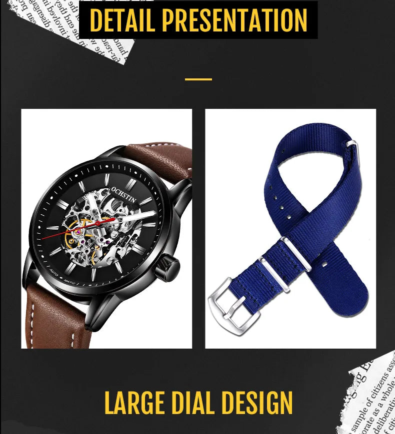 OCHSTIN Waterproof Mechanical Luxury Watch for Men