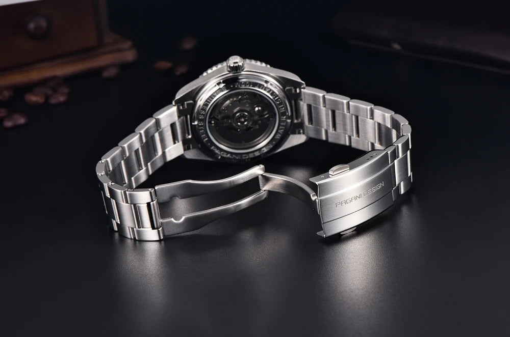 PAGANI DESIGN NH35 Mechanical Ceramic Bezel Wrist Watch