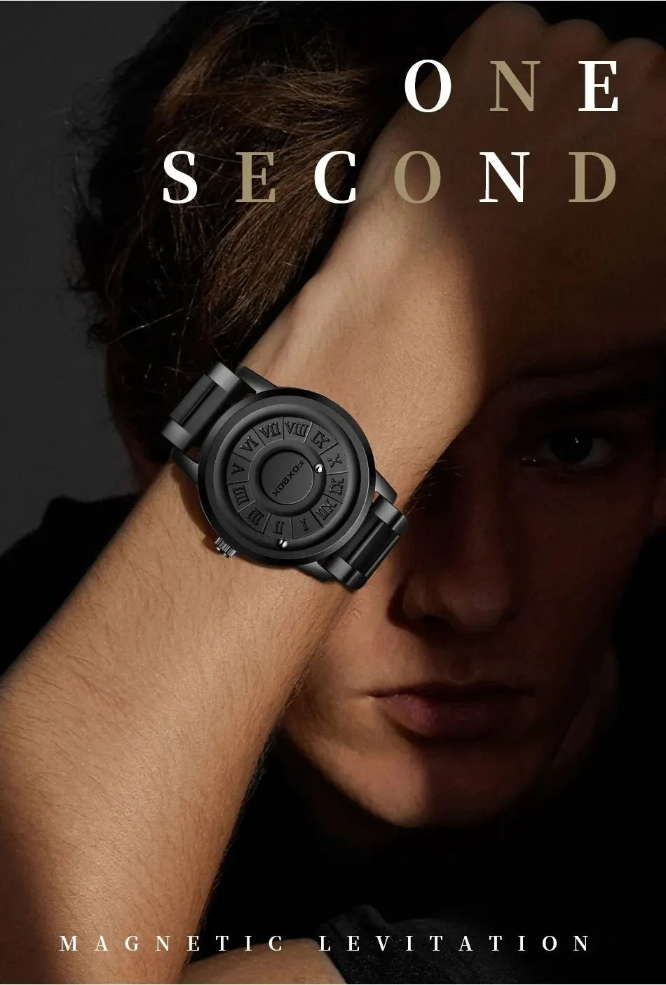 FOXBOX Relogio Masculino Genuine Leather Men's Watch
